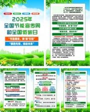 2025年全国节能宣传周和低碳日宣传系列海报