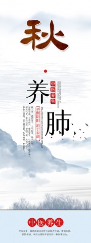 简约中国风中医养生海报