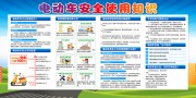 电动车安全使用知识图片素材下载