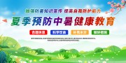 夏季预防中暑健康教育展板
