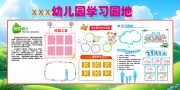 幼儿园学习园地展板