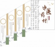 中医药材中医经典文化墙设计