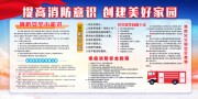 消防安全展板图片素材下载