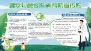 夏季儿童传染病预防宣传栏设计图片