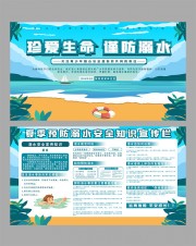 防溺水科普宣传栏图片下载
