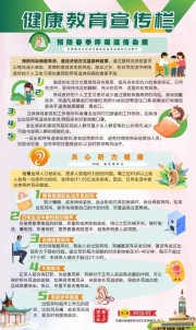 健康教育宣传栏图片素材下载