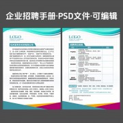 企业招聘宣传手册海报图片