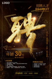 精英招聘海报