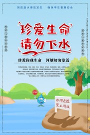安全防溺水宣传海报