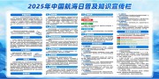 2025年中国航海日蓝色展板宣传栏图片素材