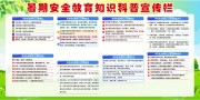 暑期安全教育知识科普展板