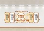 简约大气食堂文化墙形象墙设计