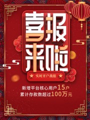 喜报来啦海报图片