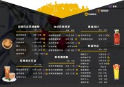 饮品价格单图片下载