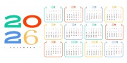 2026马年日历表图片素材下载
