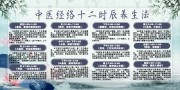 中医经络十二时辰养生法宣传栏