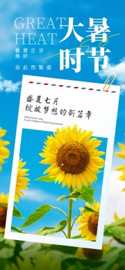 大暑节气海报图片下载