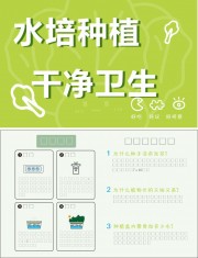 水培种植注意事项卡片