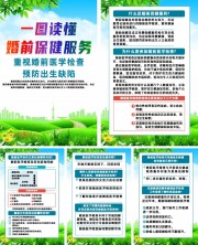 一图读懂婚前保健服务知识宣传系列海报图片下载