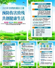 2025全国残疾预防日宣传系列海报