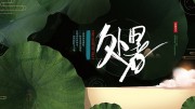 二十四节气处暑展板