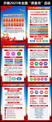 企业2025年全国质量月活动挂图