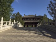 汉唐风韵下的古桥亭阁图片下载