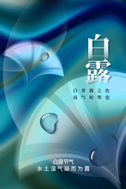 白露节气宣传广告
