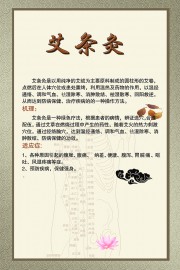 艾条灸海报
