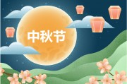 中秋节快乐宣传海报