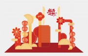 2026马年新年春节拍照框美陈