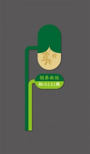 班级认领牌子手举牌
