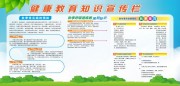 秋季健康教育展板