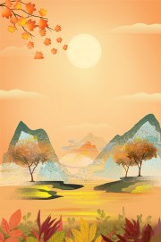 秋天插画图片素材下载