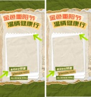 创意拼贴风重阳节老年人体检特惠海报