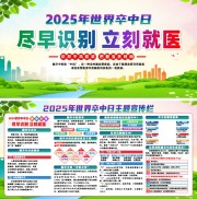 2025年世界卒中日宣传展板