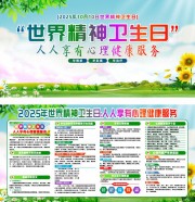 2025年世界精神卫生日宣传展板