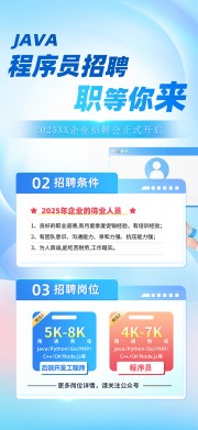 程序员企业招聘海报