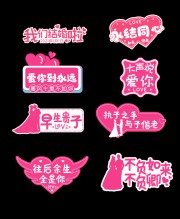 我们结婚啦婚礼祝福手举牌