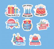 生日派对手举牌模板下载