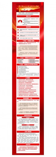 二十届四中全会长图海报图片