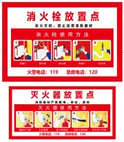 消防栓灭火器图标素材