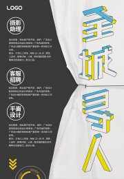 招贤纳士招聘宣传海报