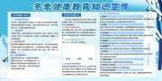 冬季健康教育宣传栏图片素材