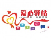 爱心驿站公益便民服务形象墙