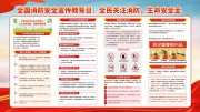 全国消防安全教育日宣传栏