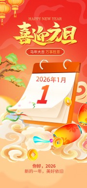 马年春节借势祝福海报