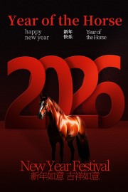 中国风2026马年吉祥如意海报