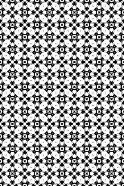 黑白几何无缝花型设计