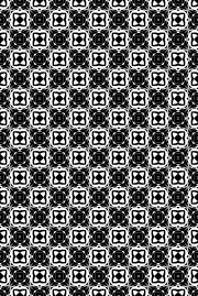 黑白几何无缝花型设计